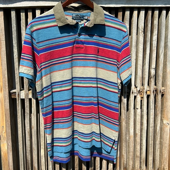 Polo Ralph Lauren Other - Polo Ralph Lauren Classic men’s polo shirt striped mesh cotton canvas collar